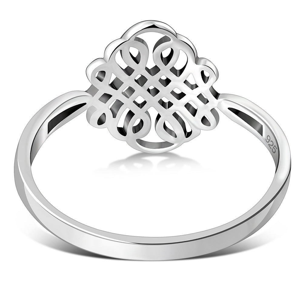 Sterling Silver Plain Celtic Knot Ring
