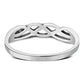 Celtic Knot Plain Silver Band Ring