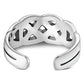 Plain Celtic Toe Ring Sterling Silver