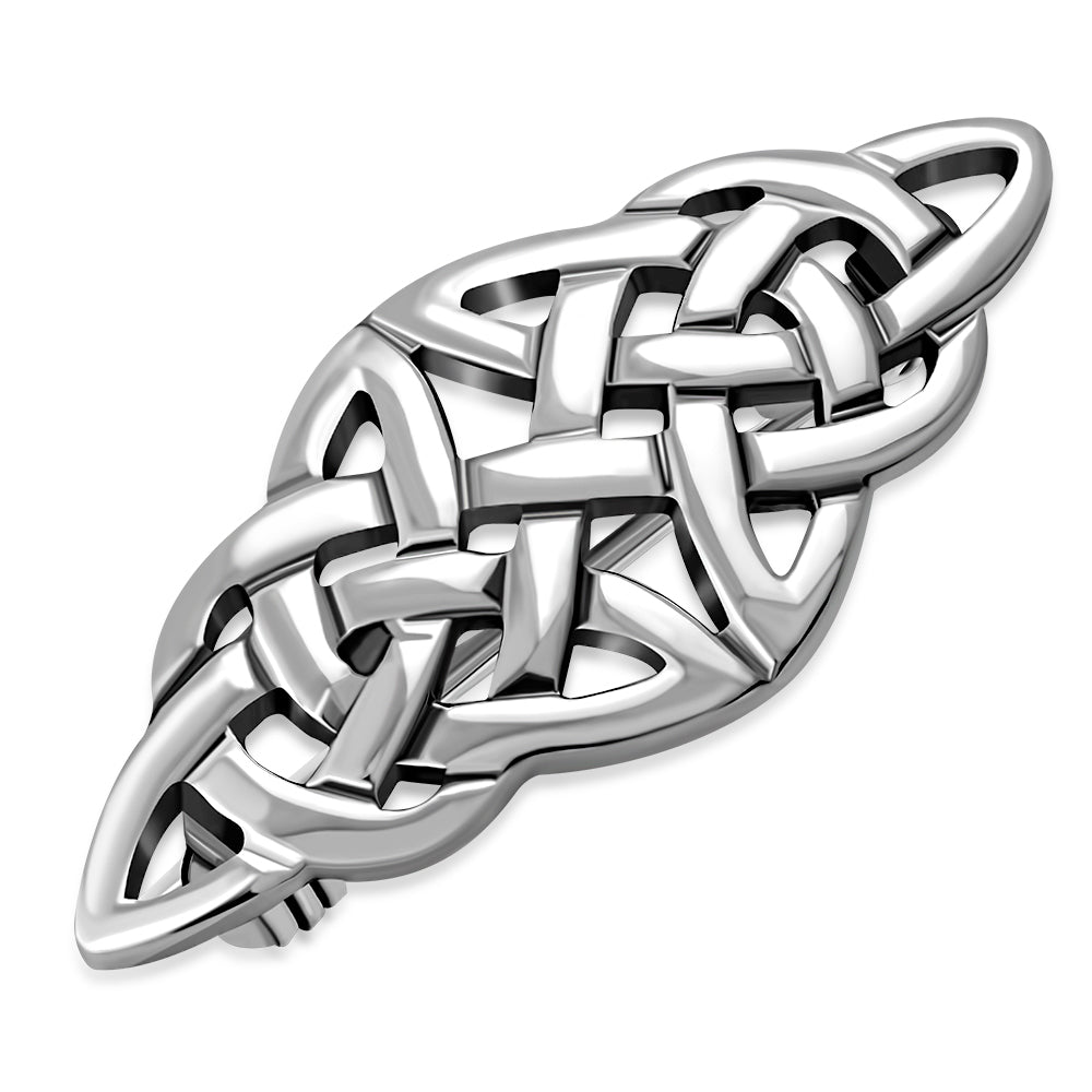 Sterling Silver Celtic Knot Brooch