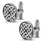Solid Sterling Silver Celtic Knot Cufflinks