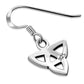 Celtic Trinity Knot Dangle Silver Earrings