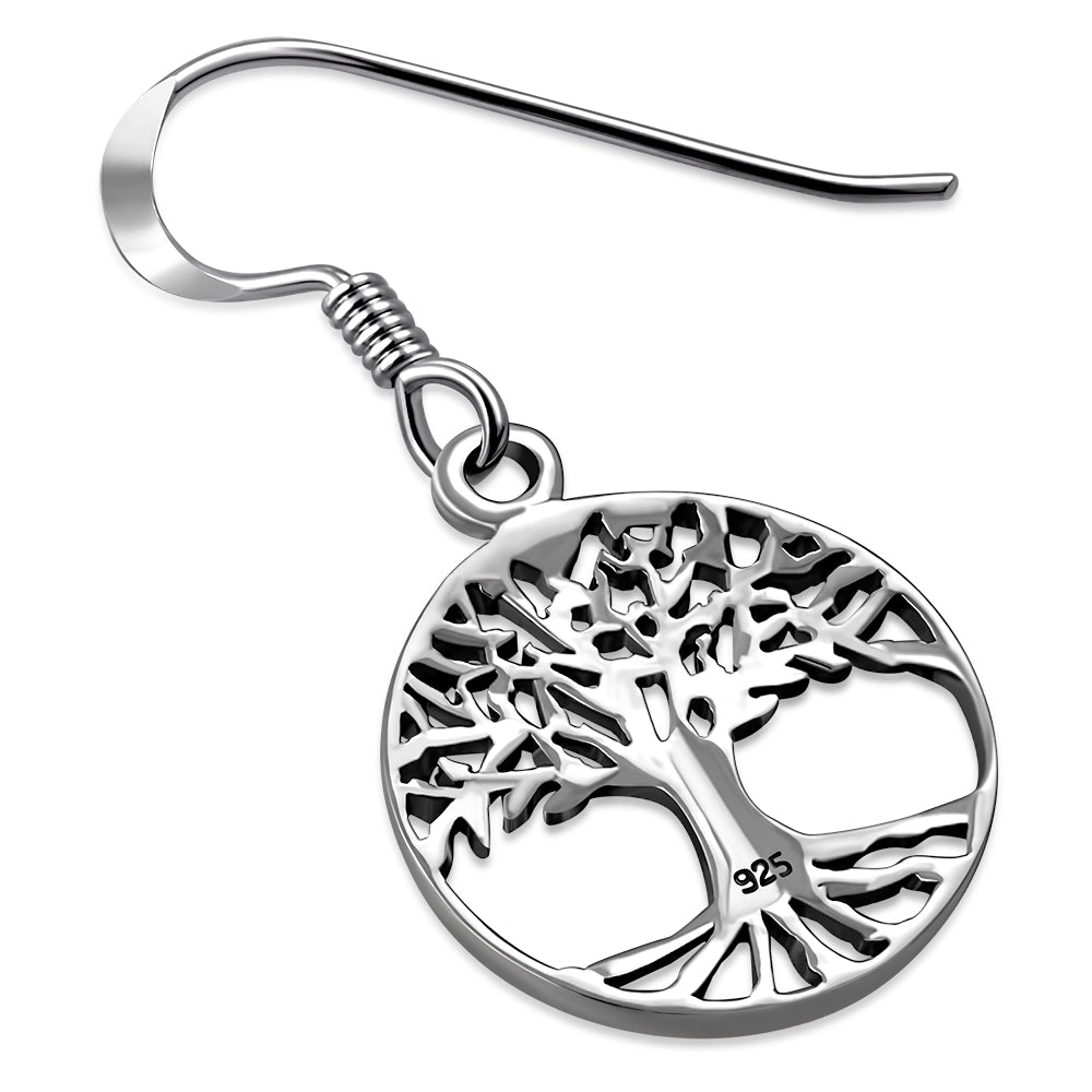 Celtic Tree of Life Silver Earrings