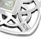 Mother of Pearl Celtic Sterling Silver Pendant