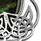 Large Abalone Shell Celtic Silver Pendant