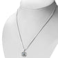Labradorite Round Celtic Knot Silver Pendant