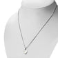 Mother of Pearl Heart Sterling Silver Pendant