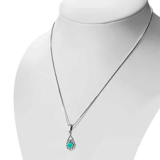 Turquoise Sterling Silver Pendant
