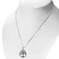 Rainbow Moonstone Tree of Life Sterling Silver Pendant
