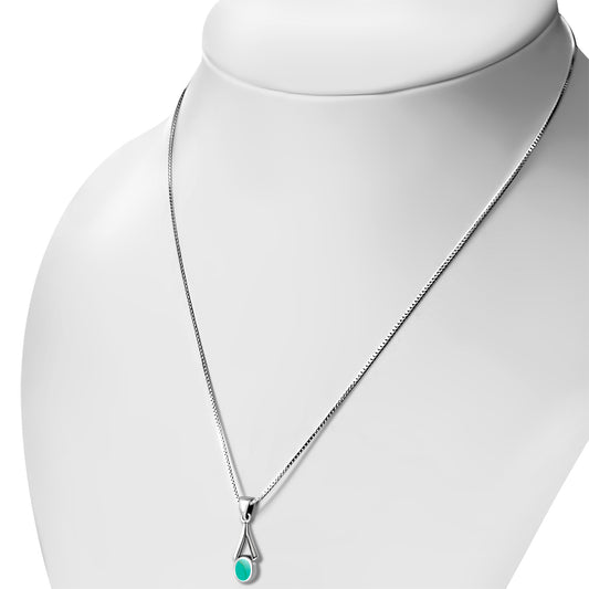 Turquoise Sterling Silver Pendant