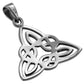 Large Celtic Trinity Knot Silver Pendant