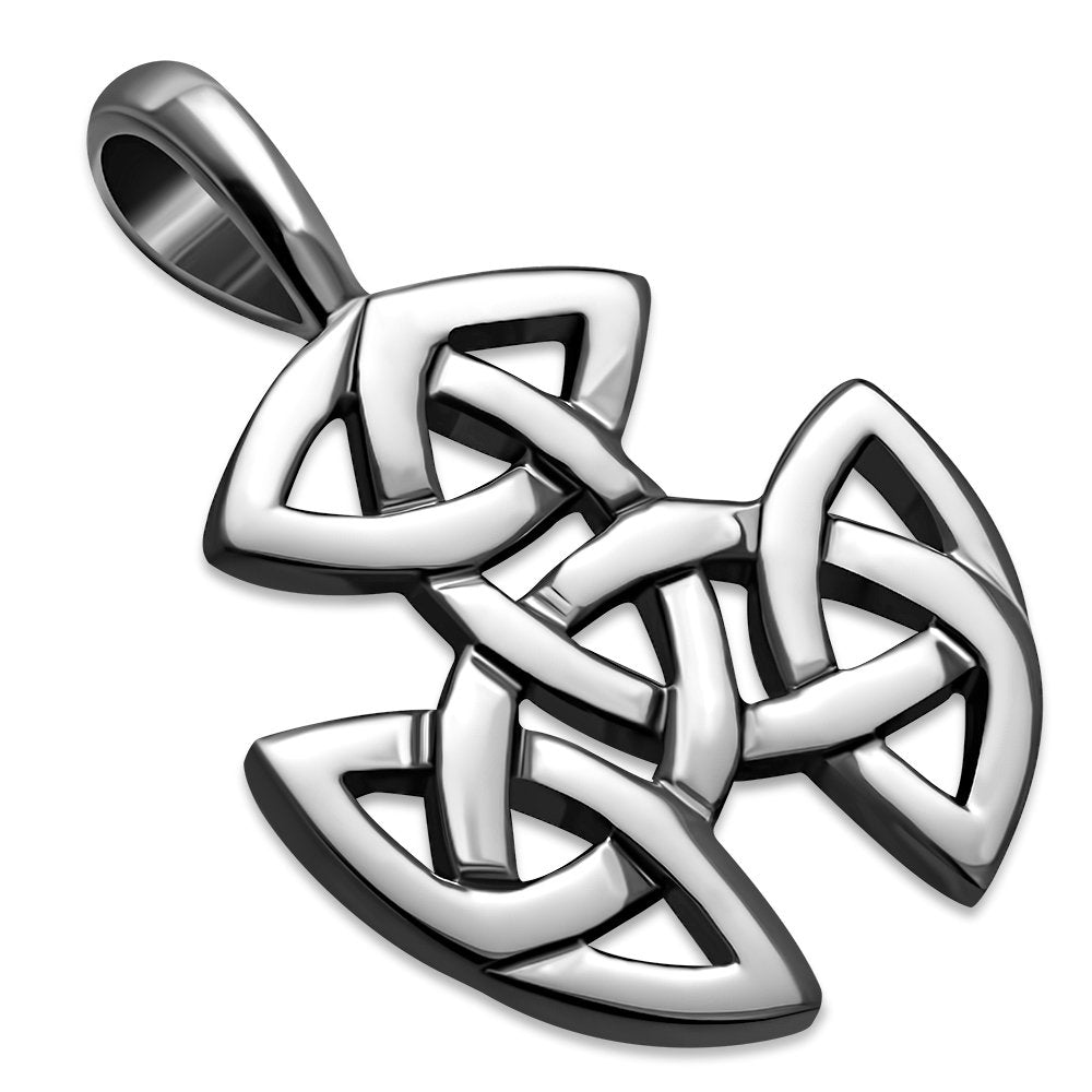 Small Celtic Trinity Knot Pendant Sterling Silver