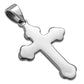 Silver Catholic Cross Pendant