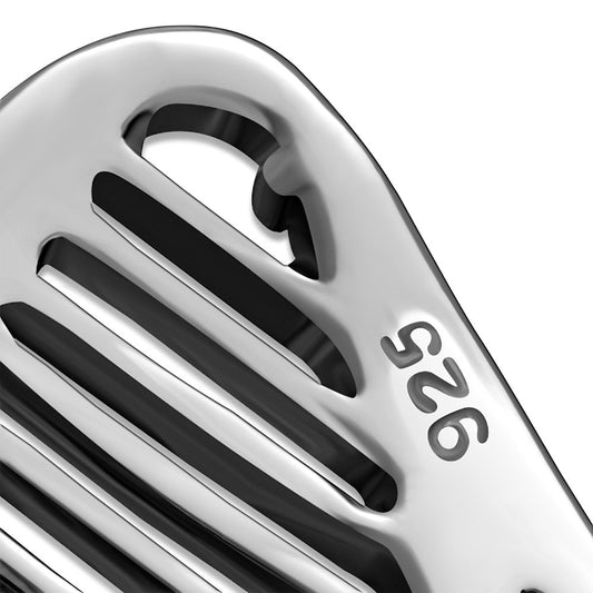 Sterling Silver Celtic Harp Pendant
