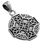 Small Celtic Trinity Cross Silver Pendant
