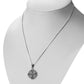 Small Celtic Trinity Cross Silver Pendant