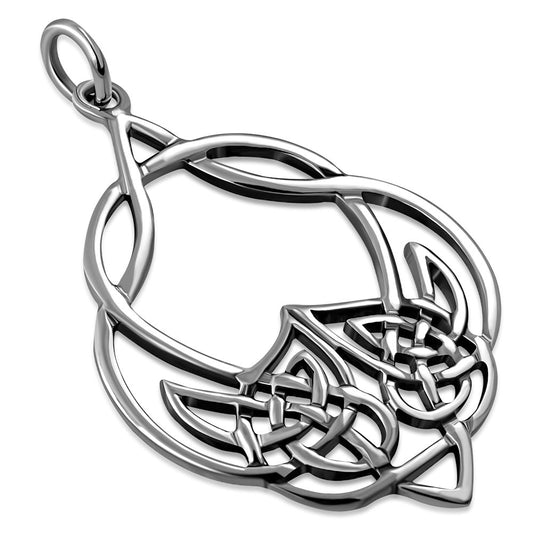 Celtic Knot Medium Silver Pendant