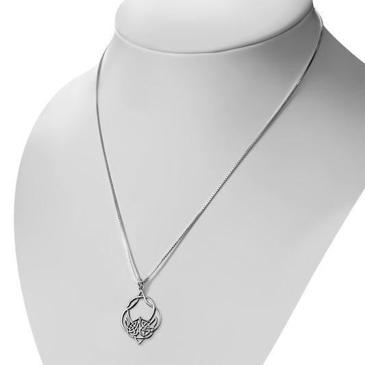 Celtic Knot Medium Silver Pendant