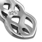 Long Celtic Knot Plain Silver Pendant