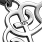 Rounded Celtic Knot Silver Pendant