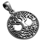 Small Celtic Knot Tree of Life Silver Pendant