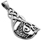 Celtic Dragon Guardian Silver Pendant 