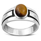 Tiger Eye Stone Solid Sterling Silver Ring