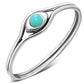 Evil Eye Turquoise Sterling Silver Ring