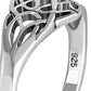 Celtic Knot Sterling Silver Ring