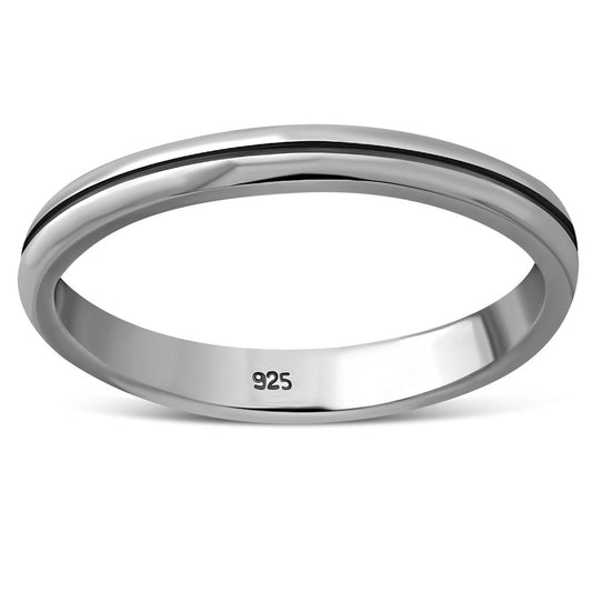 Plain Simple Silver Band Ring