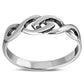 Plain Celtic Knot Silver Ring