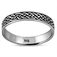 Celtic Knot Silver Band Ring