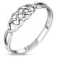 Delicate Celtic Knot Sterling Silver Ring