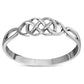Delicate Celtic Knot Sterling Silver Ring