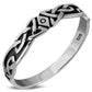 Plain Celtic Knot Silver Ring