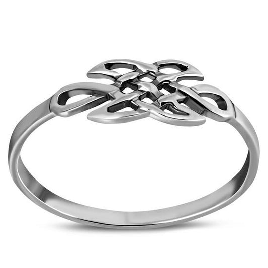 Light Celtic Knot Silver Ring