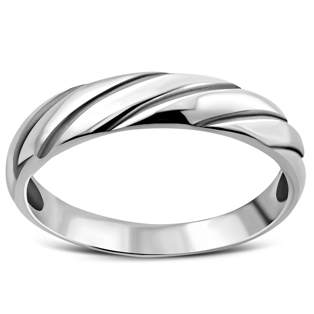 Plain Simple Sterling Silver Ring