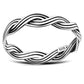 Braided Knot Sterling Silver Ring