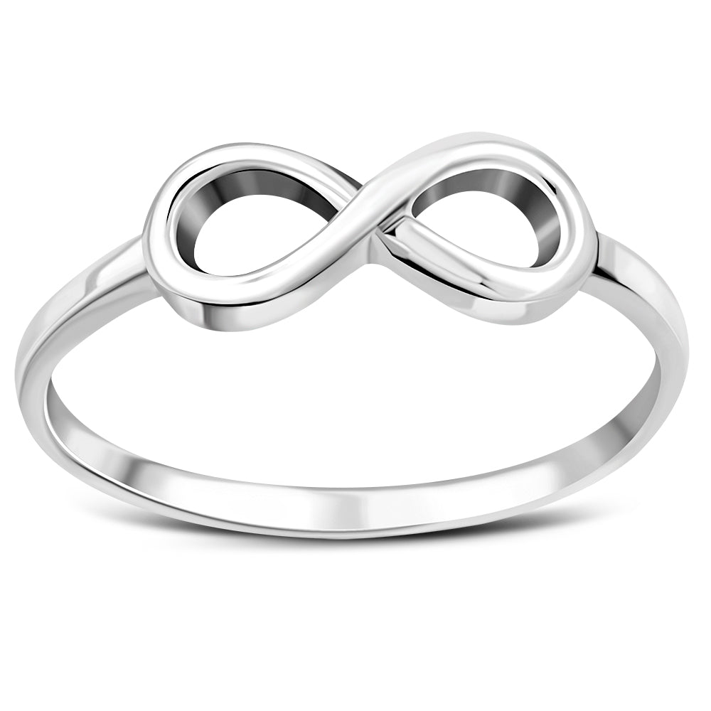 Infinity Knot Sterling Silver Ring