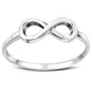 Infinity Knot Sterling Silver Ring
