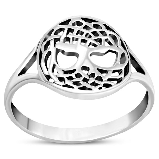 Tree of Life Celtic Knot Silver Ring