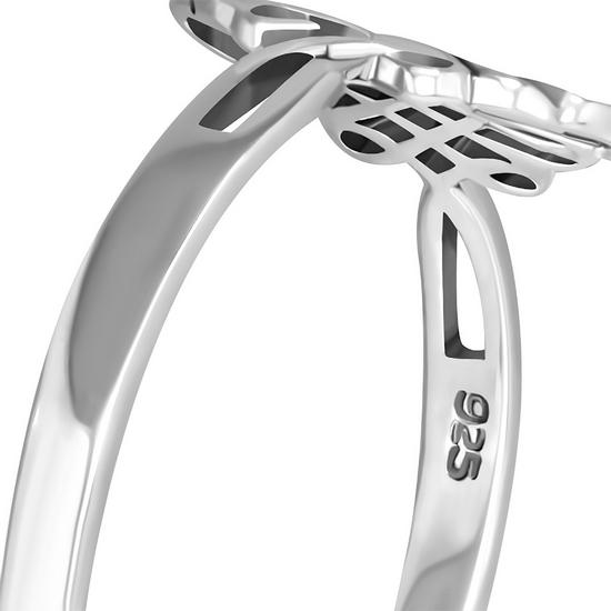 Sterling Silver Plain Celtic Knot Ring