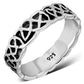 Celtic Knot Band Silver Ring
